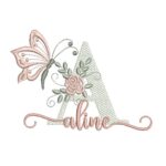 Matriz de Bordado - Aline (fazemos Qualquer Nome)
