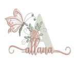 Matriz de Bordado - Allana (fazemos Qualquer Nome)