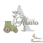 Matriz de Bordado Álvaro