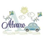 Matriz de Bordado - Álvaro (fazemos Qualquer Nome)
