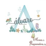 Matriz de Bordado - Álvaro (fazemos Qualquer Nome)