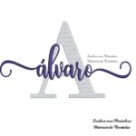 Matriz de Bordado - Álvaro (fazemos Qualquer Nome)