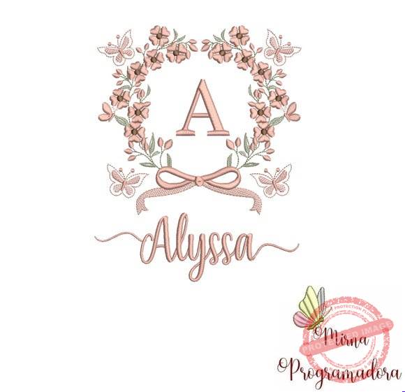 matriz-de-bordado-alyssa-fazemos-qualquer-nome-matriz-de-bordado-alyssa Matriz de Bordado - Alyssa (fazemos Qualquer Nome) - Imagem 1