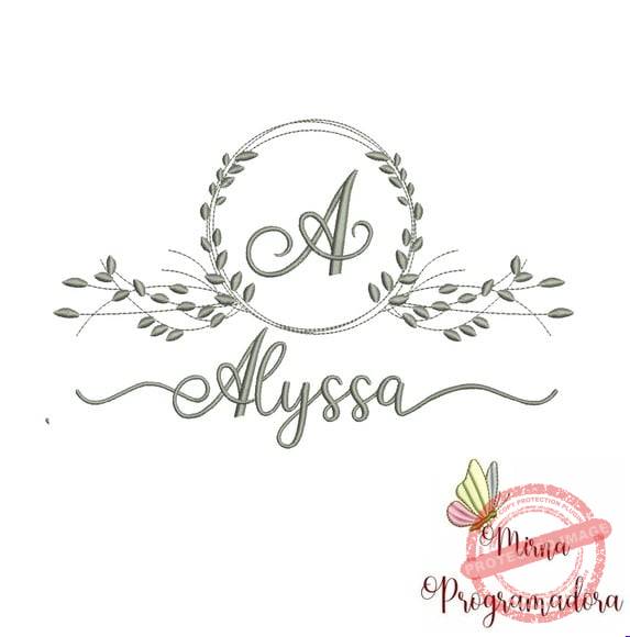 matriz-de-bordado-alyssa-fazemos-qualquer-nome-matriz-de-bordado Matriz de Bordado Alyssa (fazemos Qualquer Nome) - Imagem 1