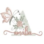Matriz de Bordado - Amalia(fazemos Qualquer Nome)