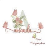 matriz de bordado amanda