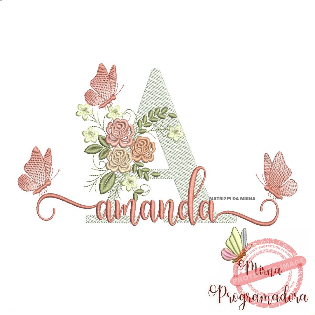 matriz de bordado amanda22 matriz de bordado amanda - Imagem 1