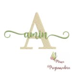 Matriz de Bordado - Amin (fazemos Qualquer Nome)
