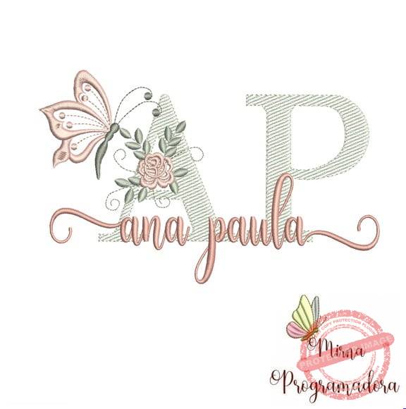 matriz-de-bordado-ana-paula-fazemos-qualquer-nome-elna Matriz de Bordado - Ana Paula (fazemos Qualquer Nome) - Imagem 1