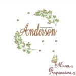 Matriz de Bordado - Anderson (fazemos Qualquer Nome)