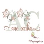 Matriz de Bordado - Ane Cecília (fazemos Qualquer Nome)