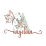 Matriz de Bordado - Angelina