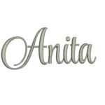 Matriz de Bordado - Anita (fazemos Qualquer Nome)