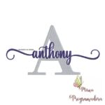 Matriz de Bordado - Anthony