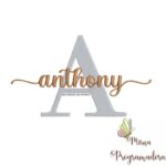 Matriz de Bordado - Anthony (fazemos Qualquer Nome)