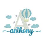 Matriz de Bordado - Anthony (fazemos Qualquer Nome)