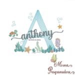 Matriz de Bordado - Anthony (fazemos Qualquer Nome)