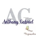 Matriz de Bordado - Anthony Gabriel