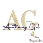 Matriz de Bordado - Anthony Gil (fazemos Qualquer Nome)
