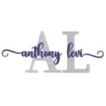 Matriz de Bordado - Anthony Levi (fazemos Qualquer Nome)