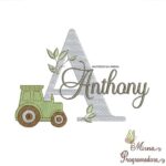 Matriz de Bordado Anthony