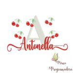 Matriz de Bordado - Antonella (fazemos Qualquer Nome)