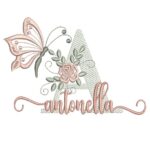 Matriz de Bordado - Antonella (fazemos Qualquer Nome)