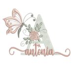 Matriz de Bordado - Antônia (fazemos Qualquer Nome)