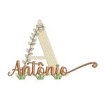Matriz de Bordado - Antônio (fazemos Qualquer Nome)