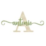 Matriz de Bordado - Antonio (fazemos Qualquer Nome)