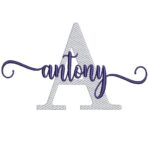 Matriz de Bordado - Antony (fazemos Qualquer Nome)
