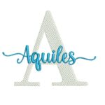 Matriz de Bordado - Aquiles (fazemos Qualquer Nome)
