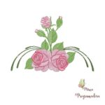 Matriz de Bordado - Arranjo de Flores 06