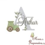 Matriz de Bordado - Arthur (fazemos Qualquer Nome)