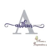 Matriz de Bordado - Arthur (fazemos Qualquer Nome)