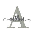 Matriz de Bordado - Arthur (fazemos Qualquer Nome)