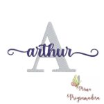 Matriz de Bordado - Arthur (fazemos Qualquer Nome)