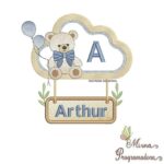 Matriz de Bordado Arthur