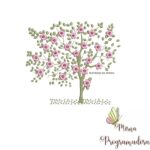 Matriz de Bordado - Arvoré Flores