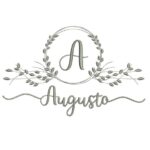 Matriz de Bordado - Augusto (fazemos Qualquer Nome)