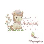 Matriz de Bordado - Aurora (fazemos Qualquer Nome)