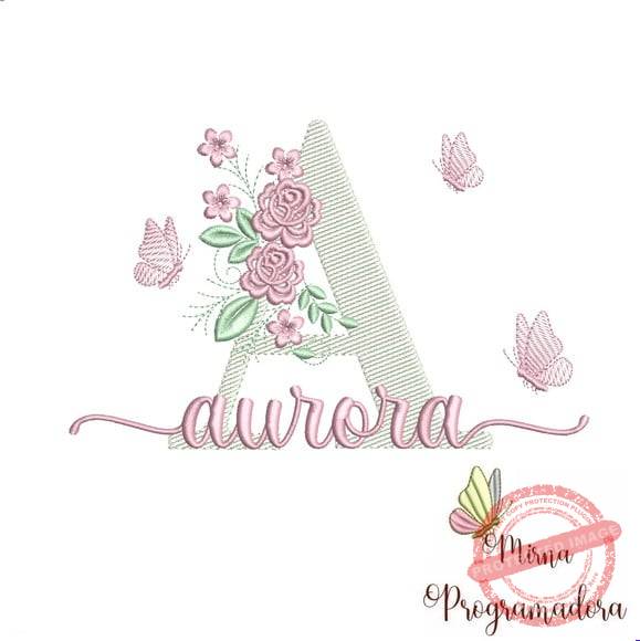 matriz-de-bordado-aurora-fazemos-qualquer-nome-matriz Matriz de Bordado - Aurora (fazemos Qualquer Nome) - Imagem 1