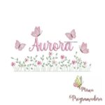 Matriz de Bordado - Aurora (fazemos Qualquer Nome)