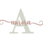 Matriz de Bordado - Aurora (fazemos Qualquer Nome)
