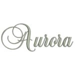 Matriz de Bordado - Aurora (fazemos Qualquer Nome)