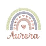 Matriz de Bordado - Aurora (fazemos Qualquer Nome)