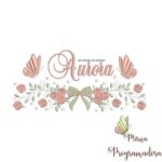 Matriz de Bordado Aurora