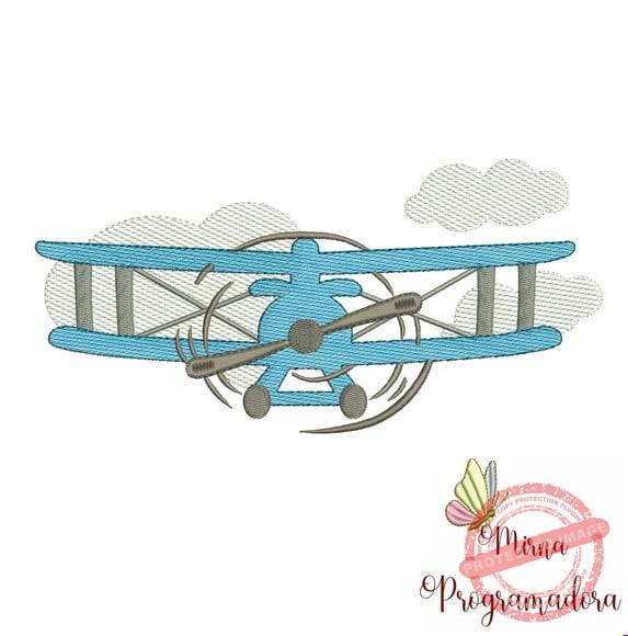 matriz-de-bordado-aviao-jef Matriz de Bordado - Avião - Imagem 1