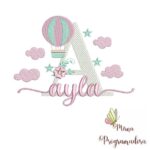Matriz de Bordado - Ayla (fazemos Qualquer Nome)