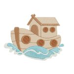 Matriz de Bordado - Barco